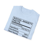Social anxiety facts T shirt