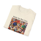Anxiety Has Many Faces T-Shirt — Canceling Plans Mental Health Graphic Tee