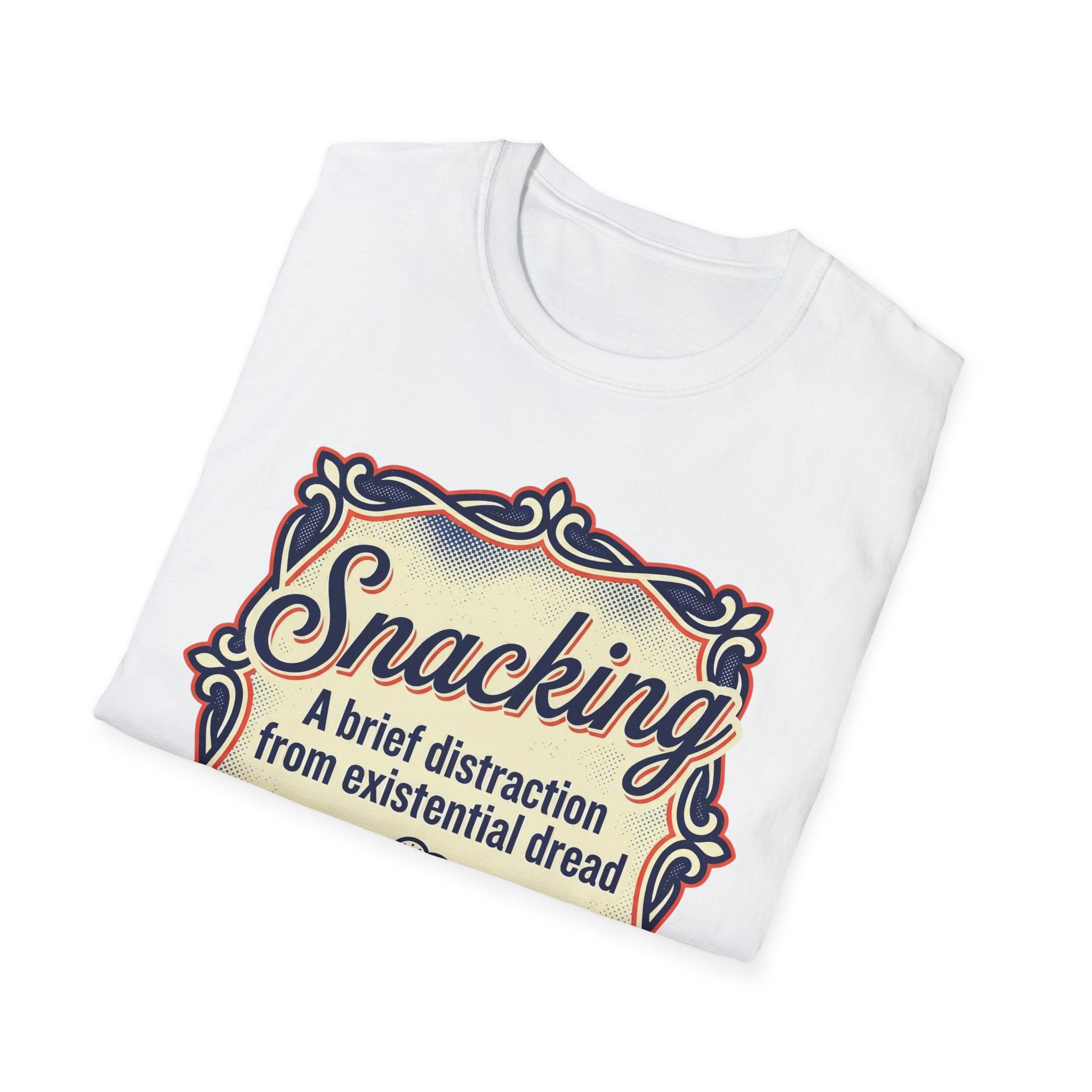 Snacking: A Brief Distraction From Dread T shirt