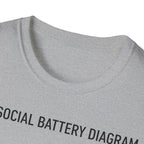 Social Battery Diagram T shirt