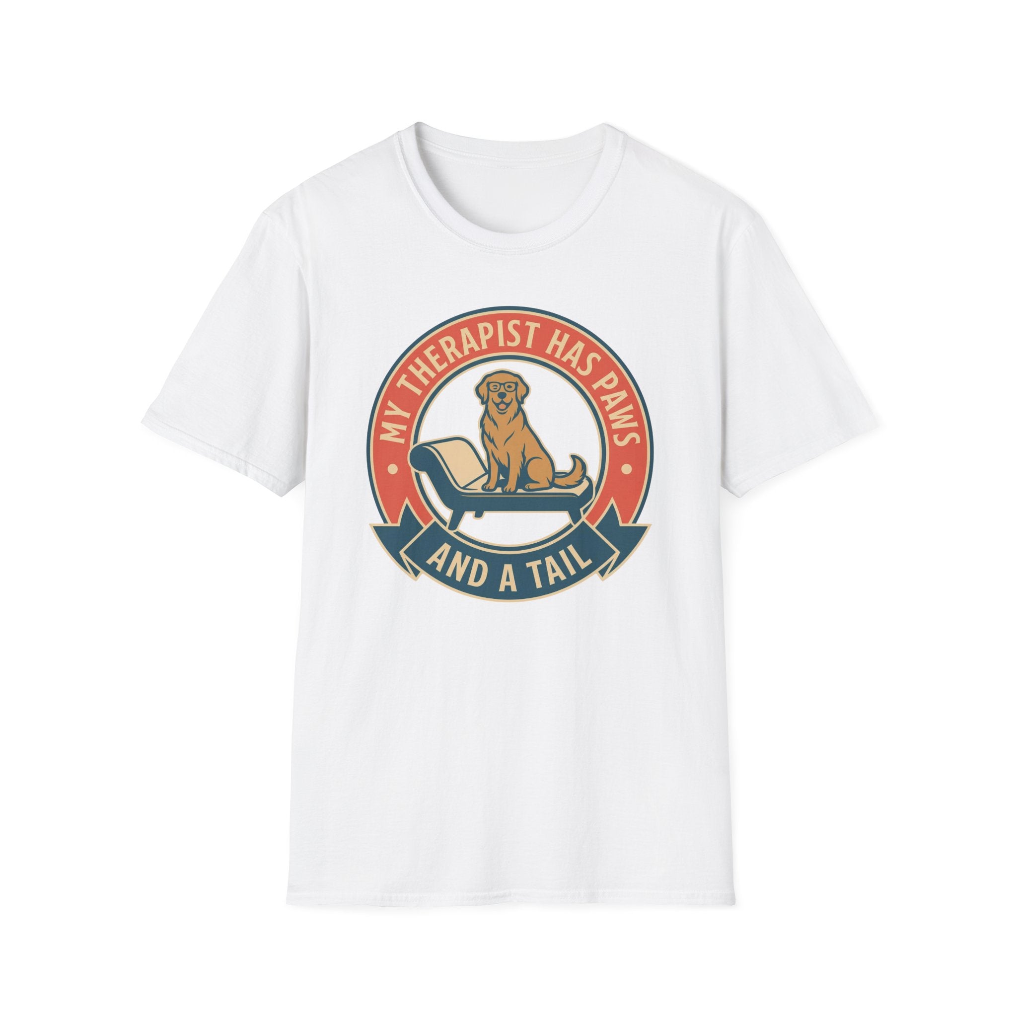 My Therapist Has Paws and Tail T shirt