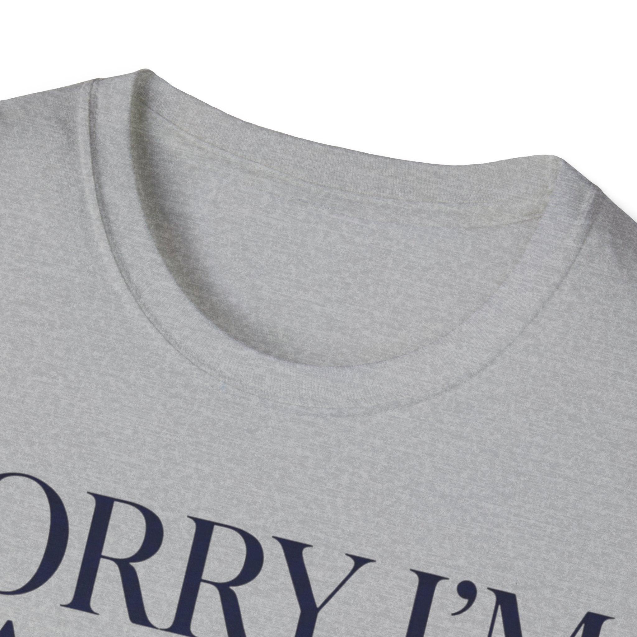 Sorry I'm Late I didn't want to come T shirt