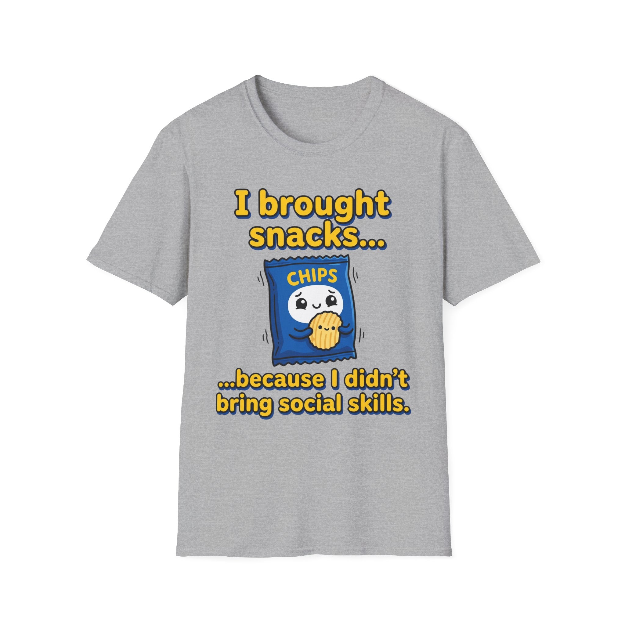 I Brought Snacks, Not Social Skills T shirt