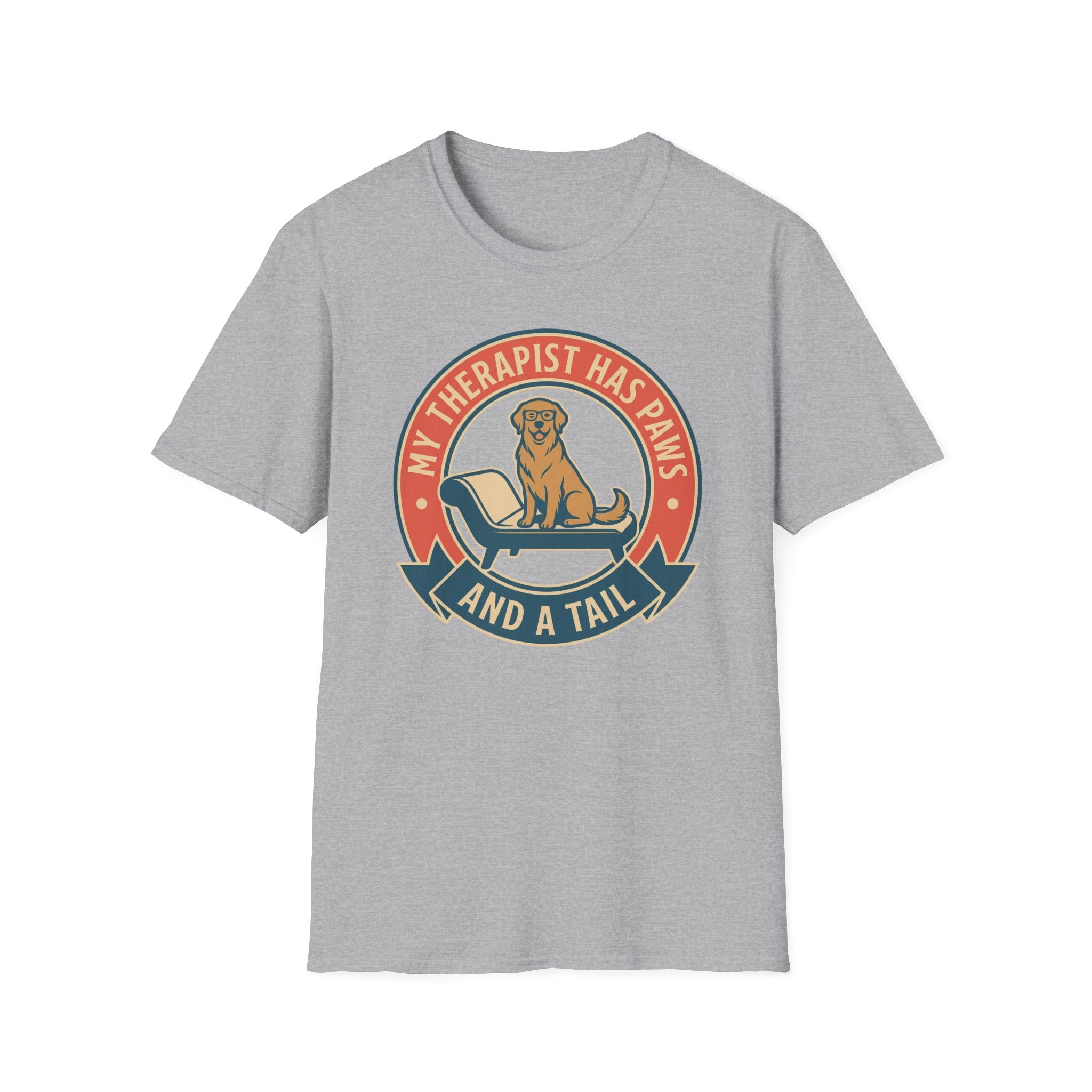 My Therapist Has Paws and Tail T shirt