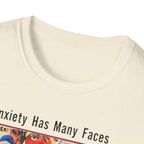 Anxiety Has Many Faces T-Shirt — 'There Is Only One Treatment: A Nap' Graphic Tee