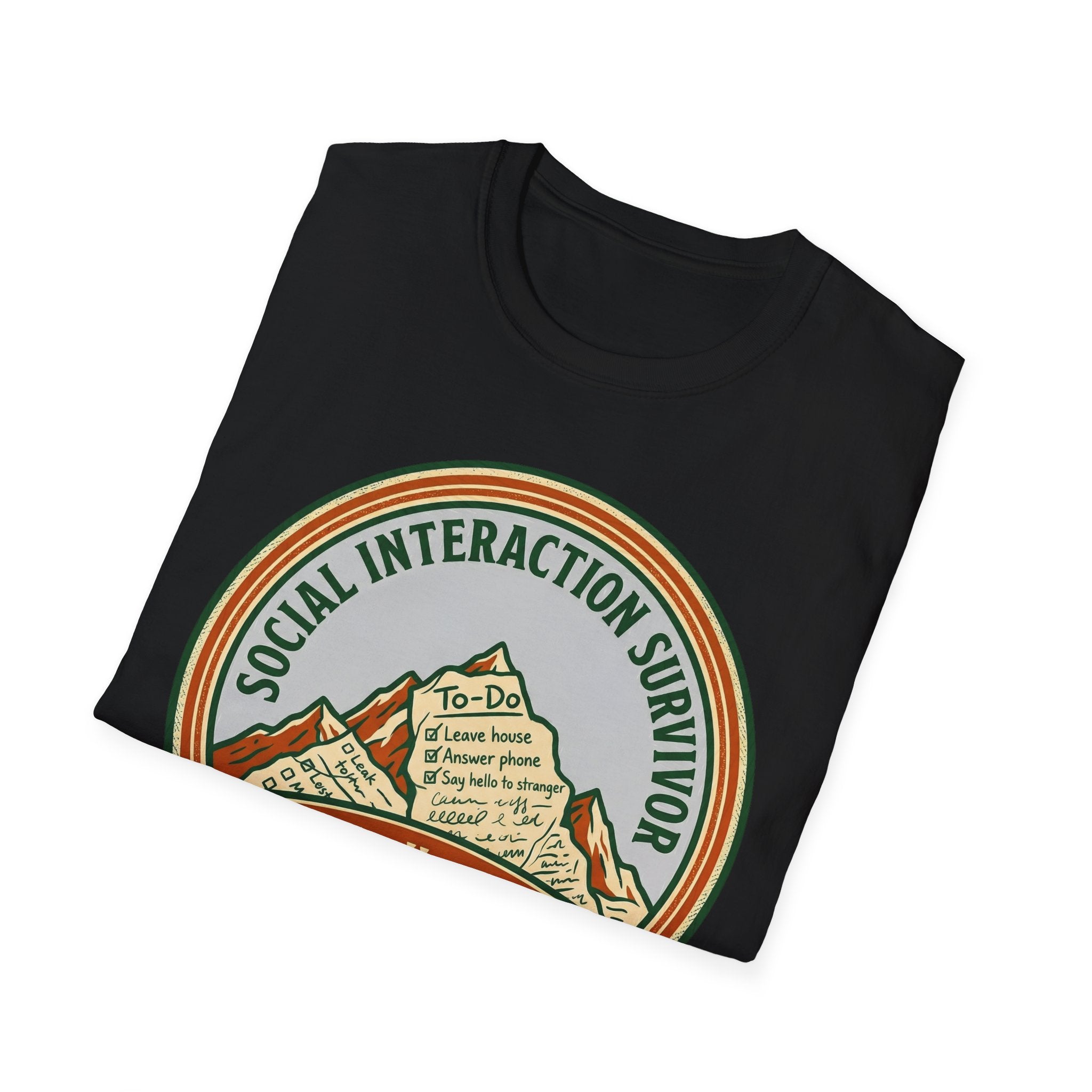 Social Interaction Survivor T shirt