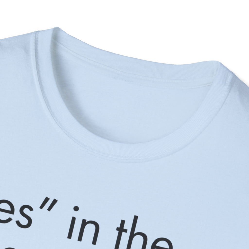 Yes in Group No in Reality - Sarcastic Minimalist Graphic T-Shirt