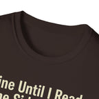 T-Shirt — "Fine Until I Read The Side Effects" Retro Nurse Humor Tee