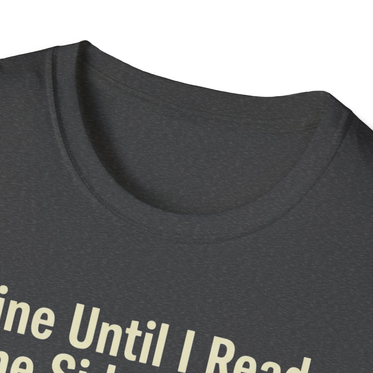 T-Shirt — "Fine Until I Read The Side Effects" Retro Nurse Humor Tee