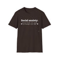 Social anxiety: Turning Friends into Unread — Funny Graphic T-Shirt
