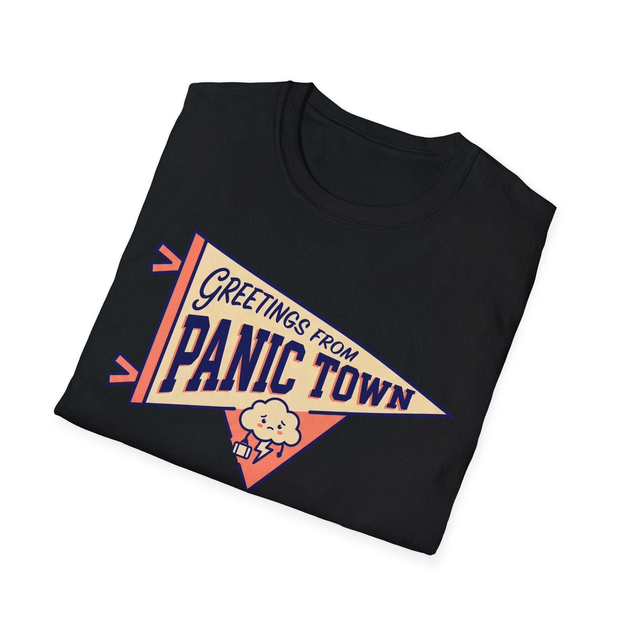 Greetings From Panic Town T shirt