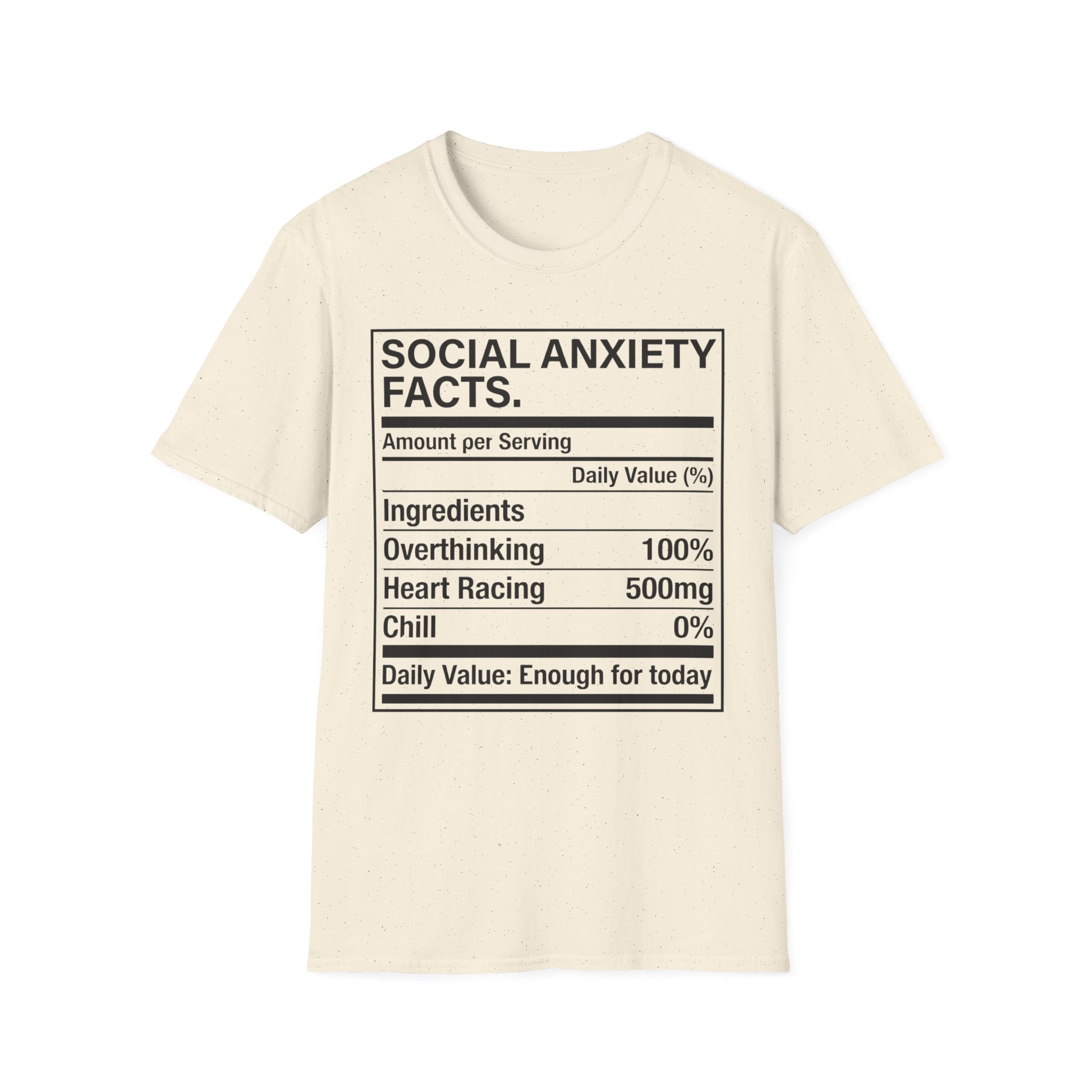 Social anxiety facts T shirt