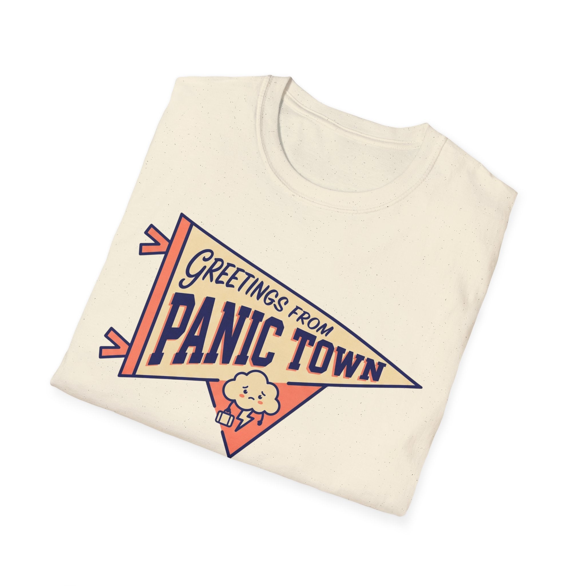 Greetings From Panic Town T shirt