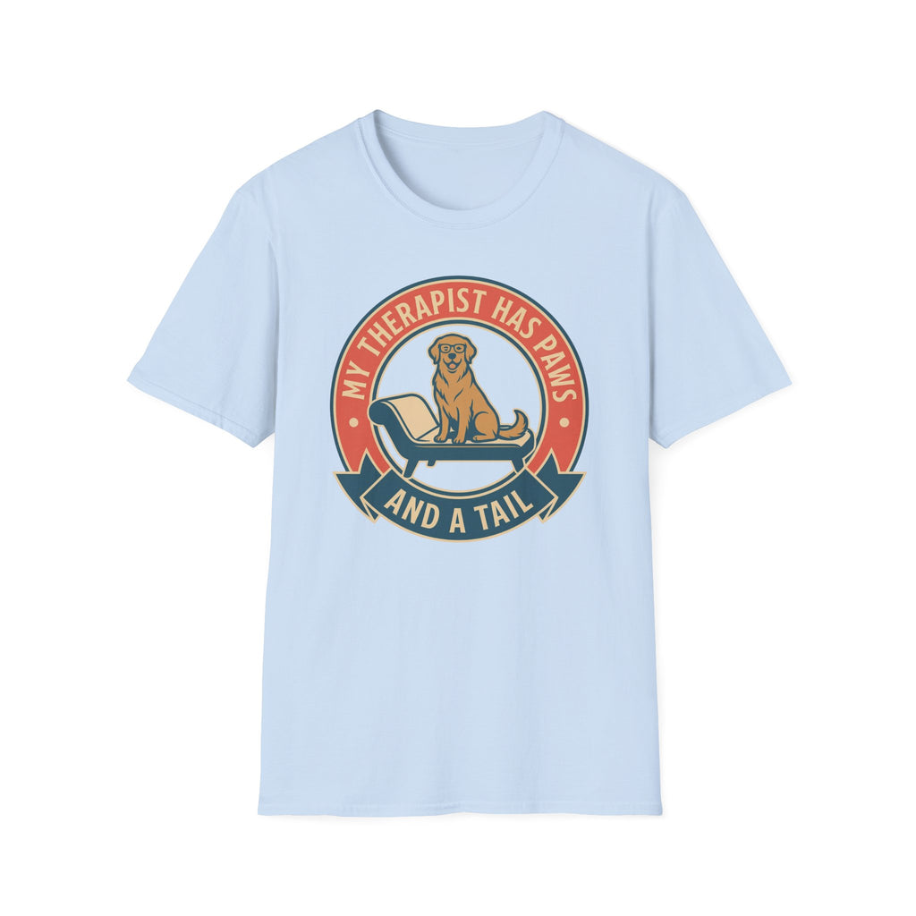 My Therapist Has Paws and Tail T shirt
