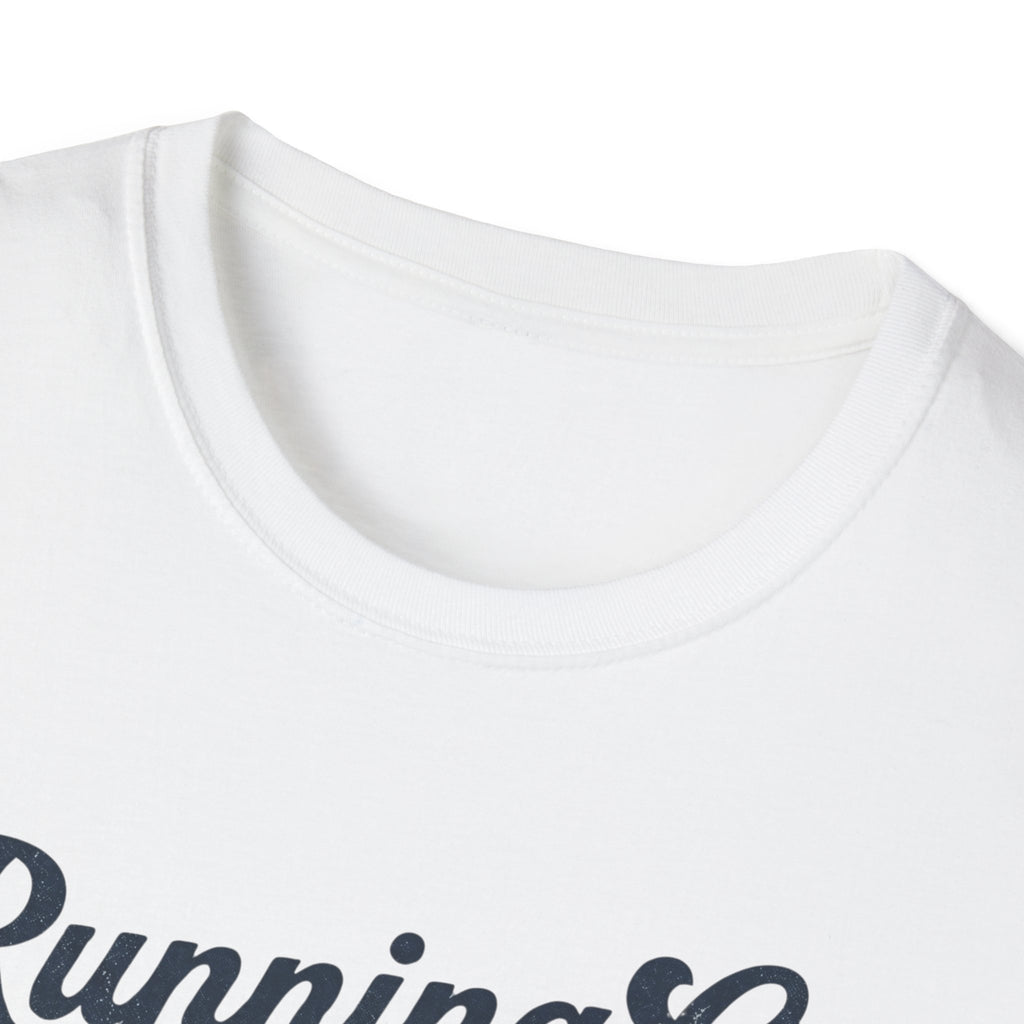 Running On Active Burnout T-Shirt — Funny Low Battery Cartoon Tee