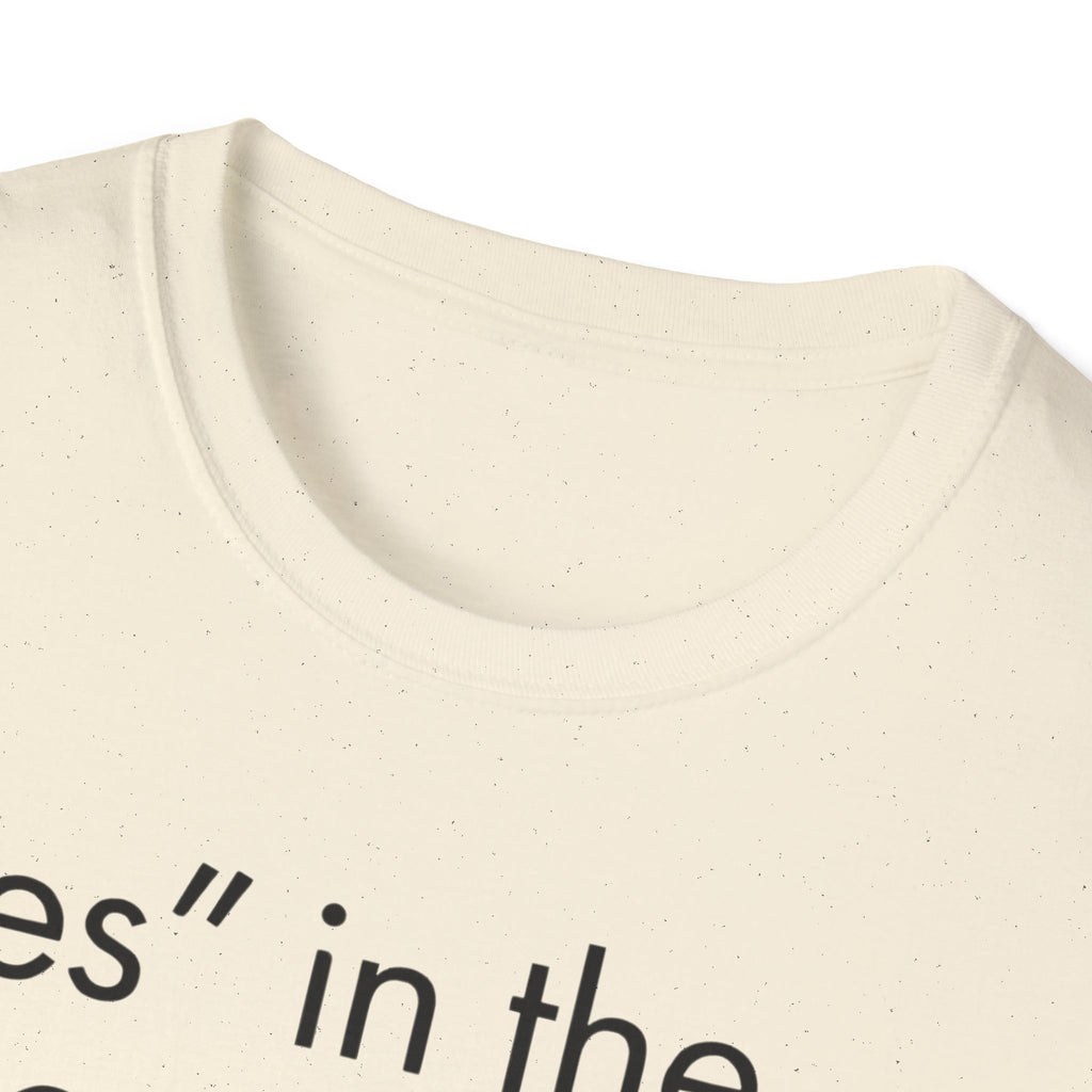 Yes in Group No in Reality - Sarcastic Minimalist Graphic T-Shirt