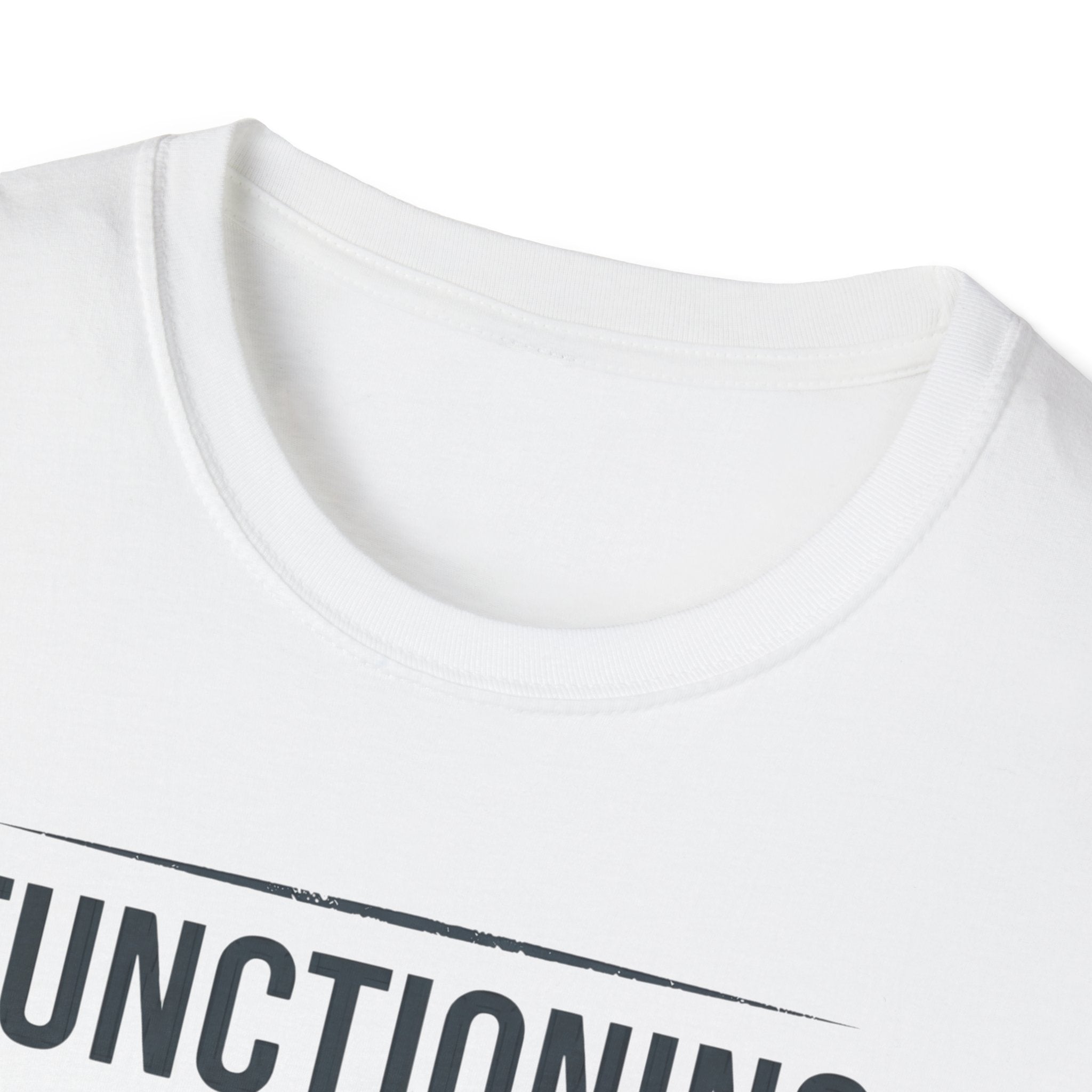 Functioning at a Solid 40% T-Shirt — Funny Sarcastic Graphic Tee for Low-Energy Days