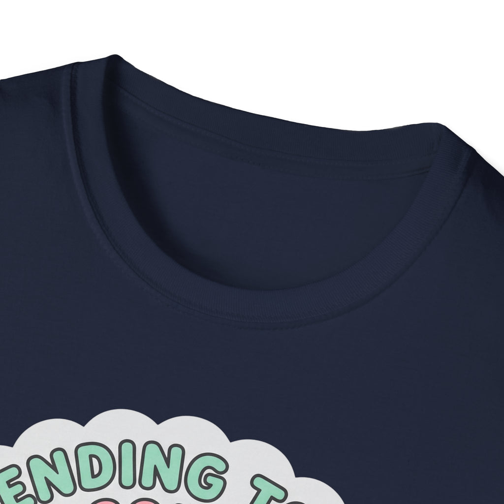 Spending Today in Cozy Bubble T-Shirt — Relaxed Lounge Tee for Cozy Days