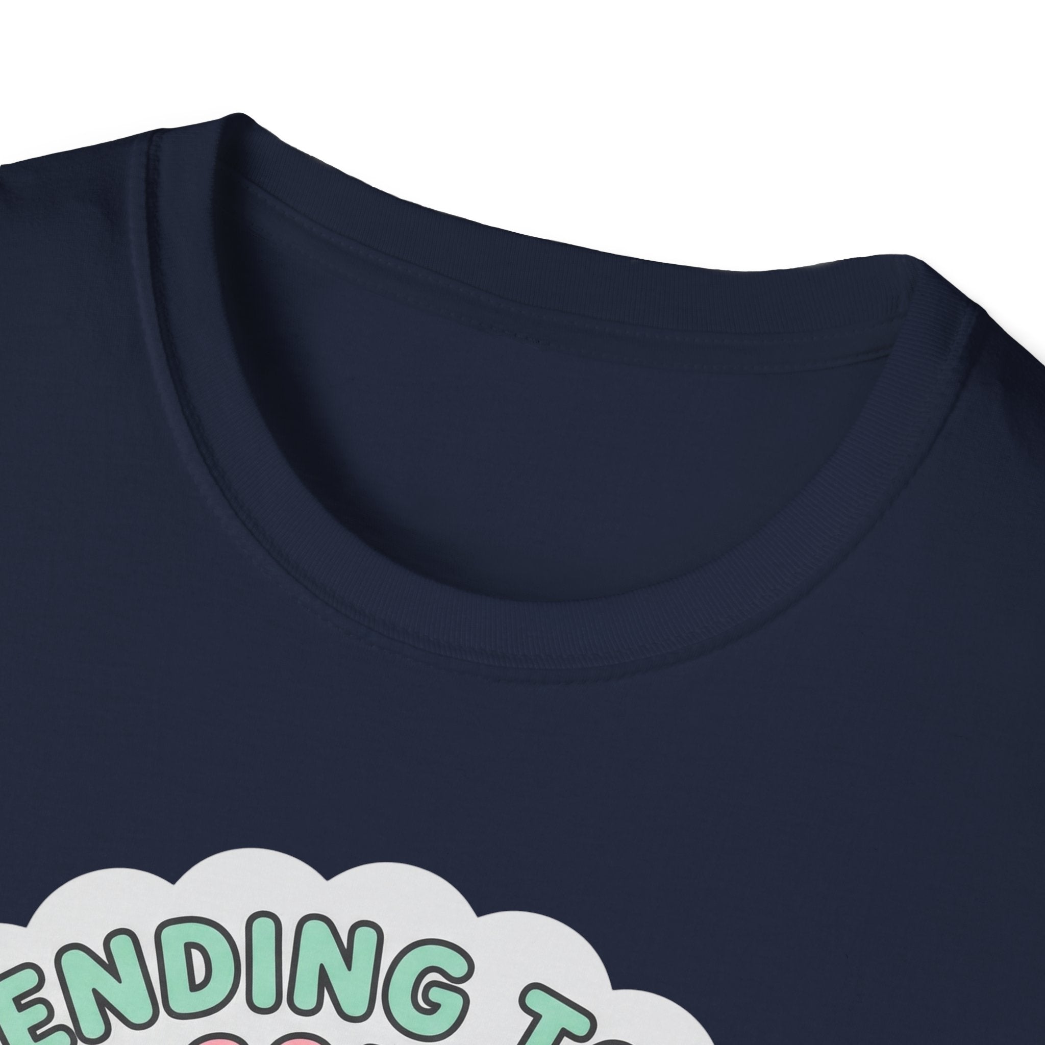 Spending Today in Cozy Bubble T-Shirt — Relaxed Lounge Tee for Cozy Days