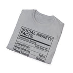 Social anxiety facts T shirt