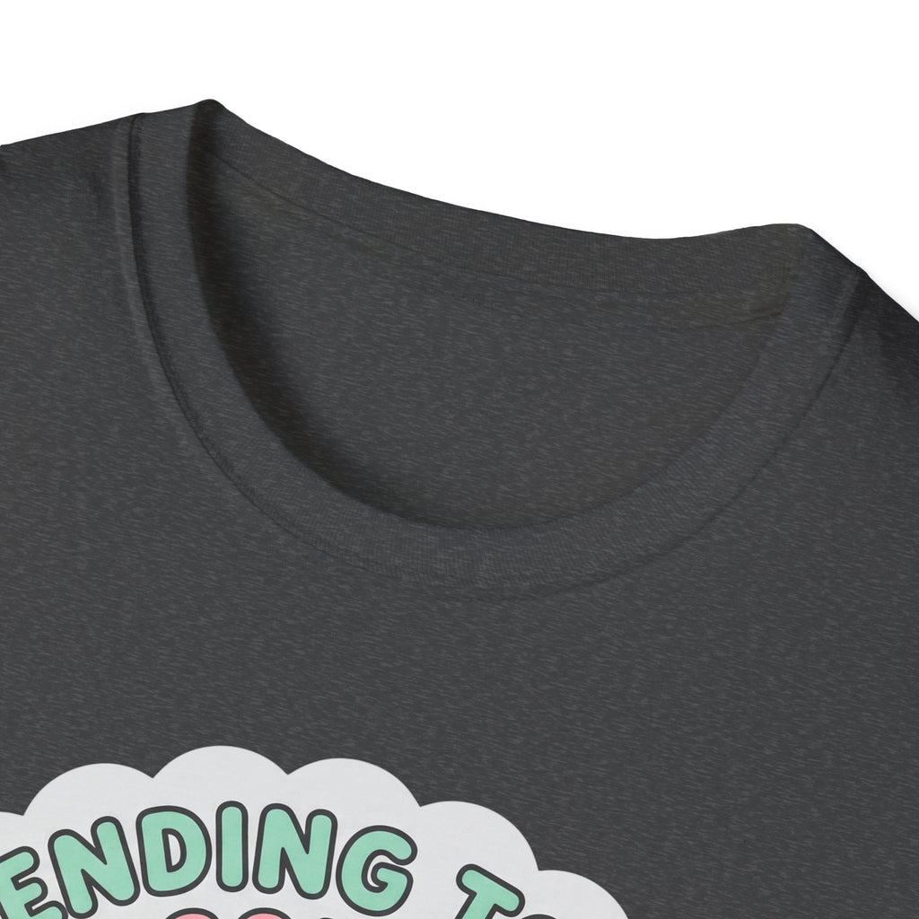 Spending Today in Cozy Bubble T-Shirt — Relaxed Lounge Tee for Cozy Days