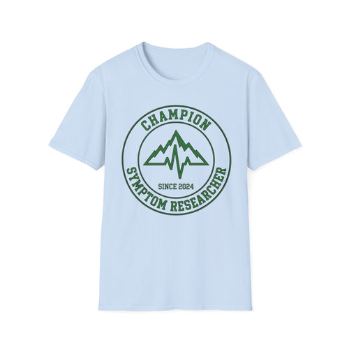 Champion Symptom Researcher T shirt
