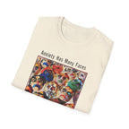 Anxiety Has Many Faces T-Shirt — 'Doom Scrolling' Mental Health Graphic Tee