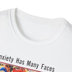 Anxiety Has Many Faces T-Shirt — 'There Is Only One Treatment: A Nap' Graphic Tee