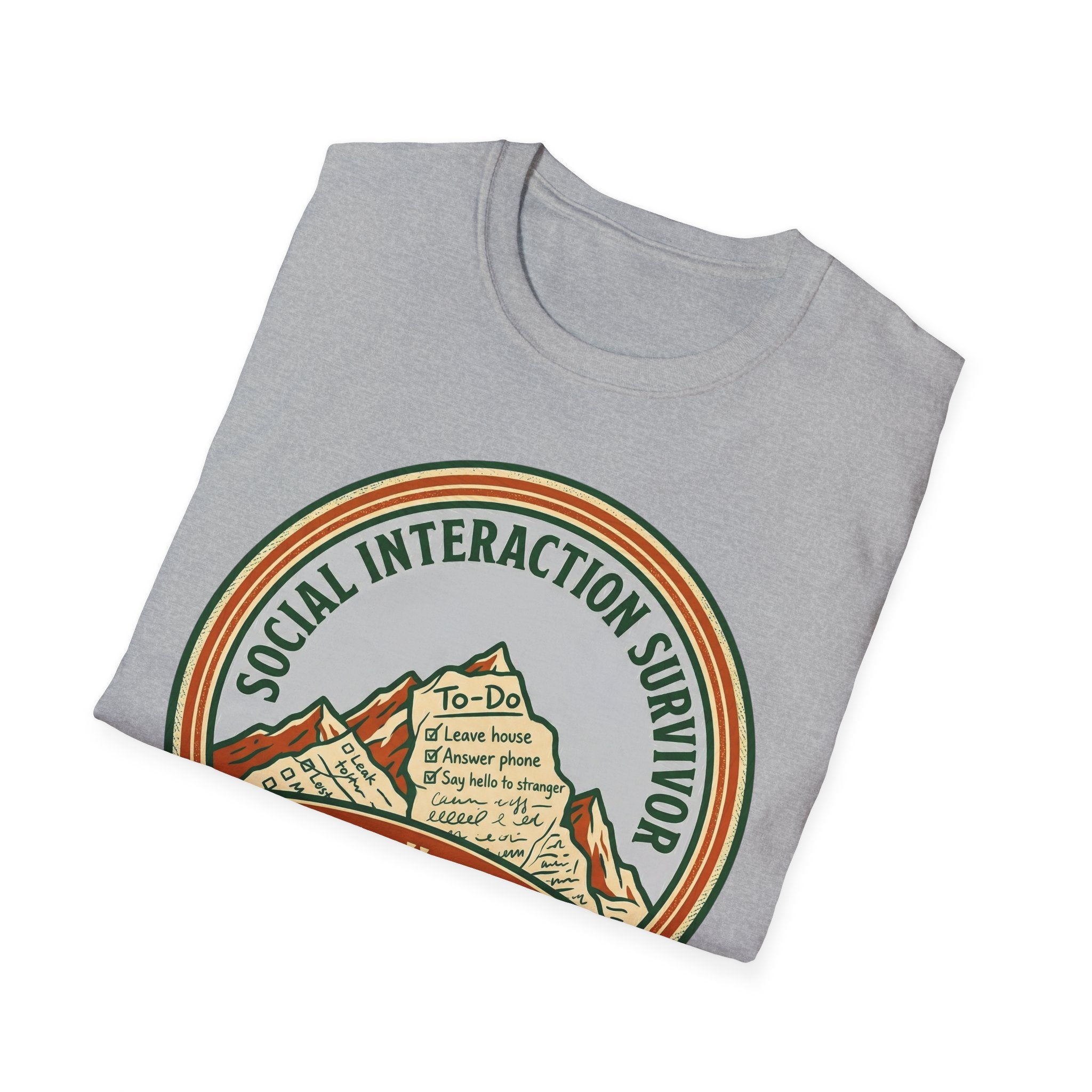Social Interaction Survivor T shirt