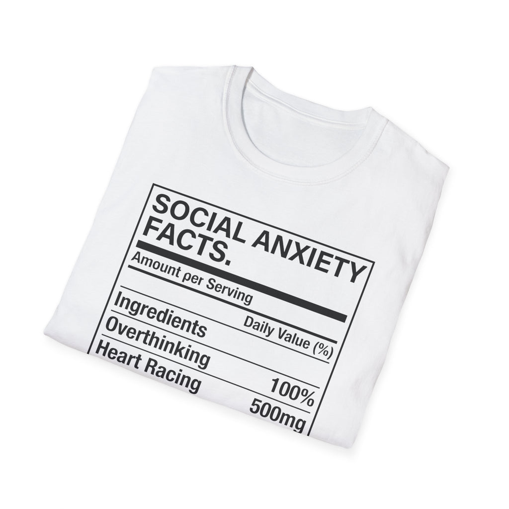 Social anxiety facts T shirt