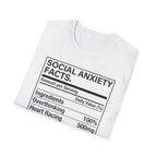 Social anxiety facts T shirt