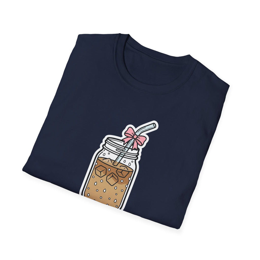 90% Iced coffee 10% panic T shirt