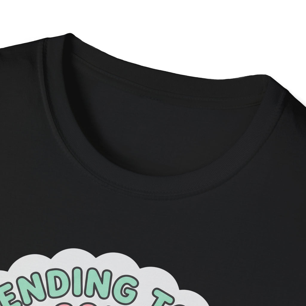 Spending Today in Cozy Bubble T-Shirt — Relaxed Lounge Tee for Cozy Days