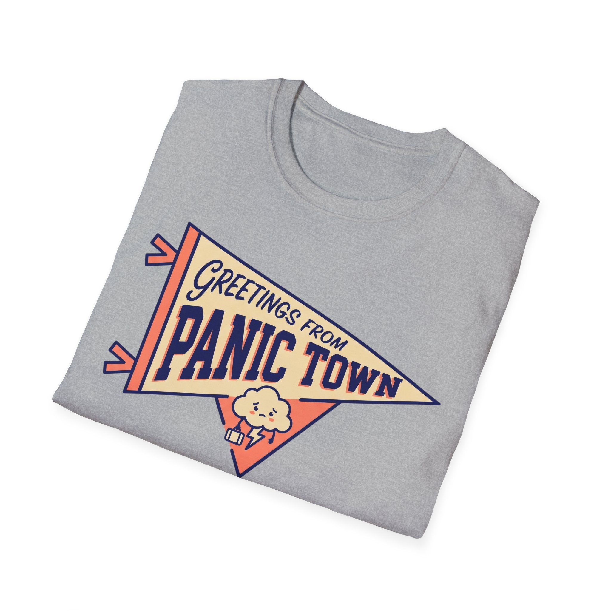Greetings From Panic Town T shirt