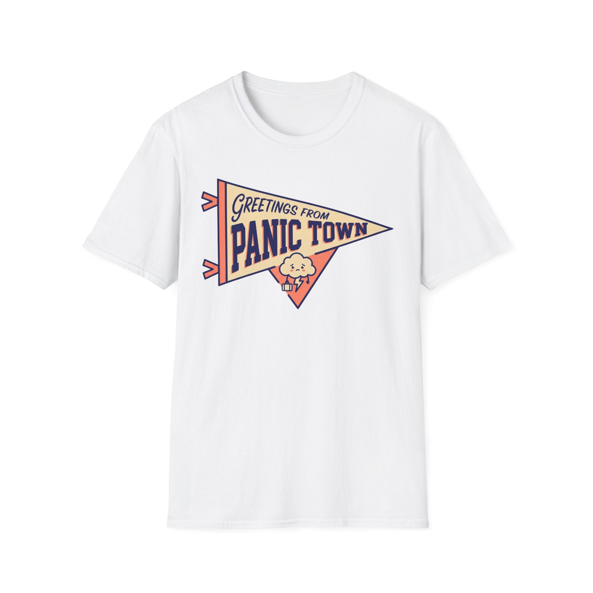Greetings From Panic Town T shirt