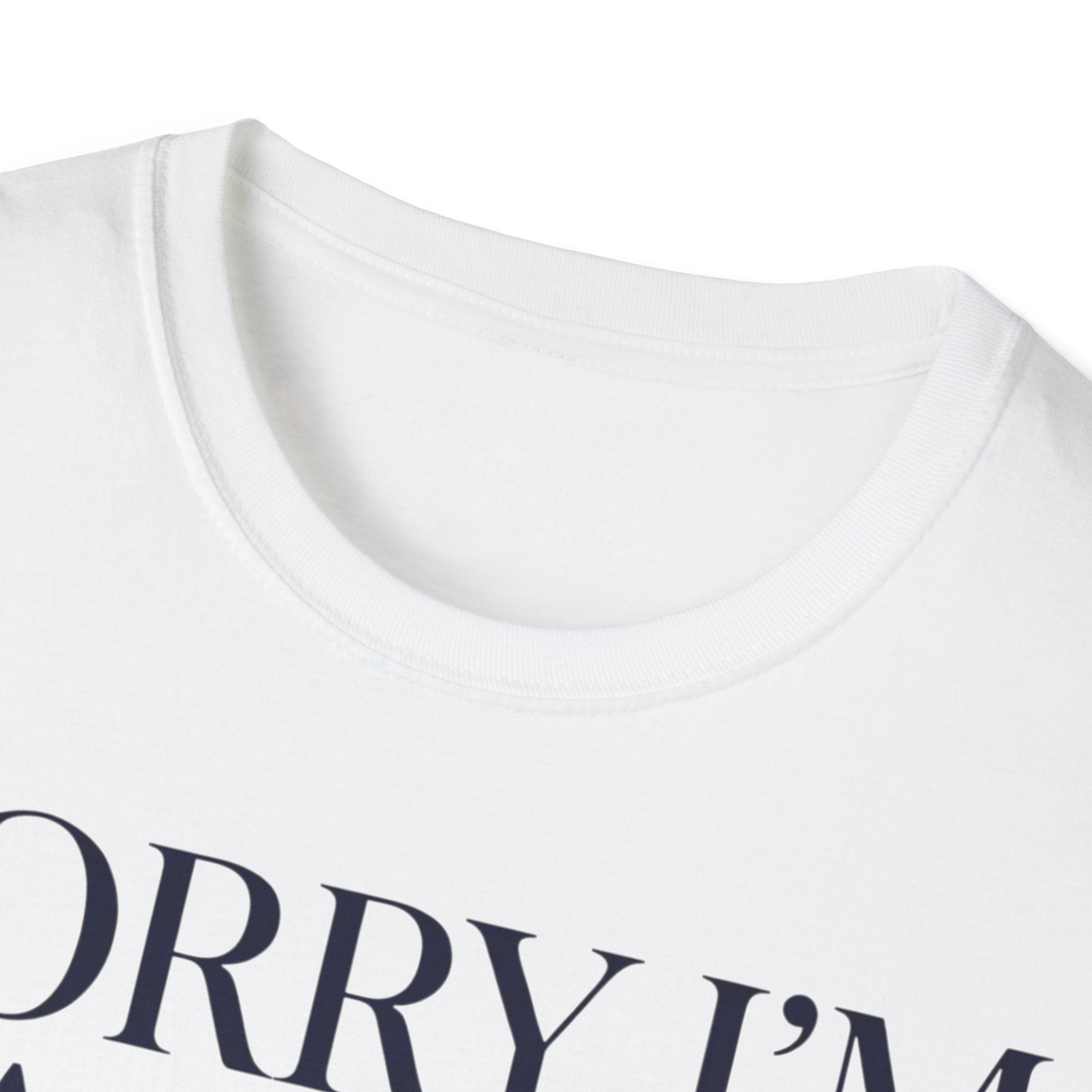 Sorry I'm Late I didn't want to come T shirt