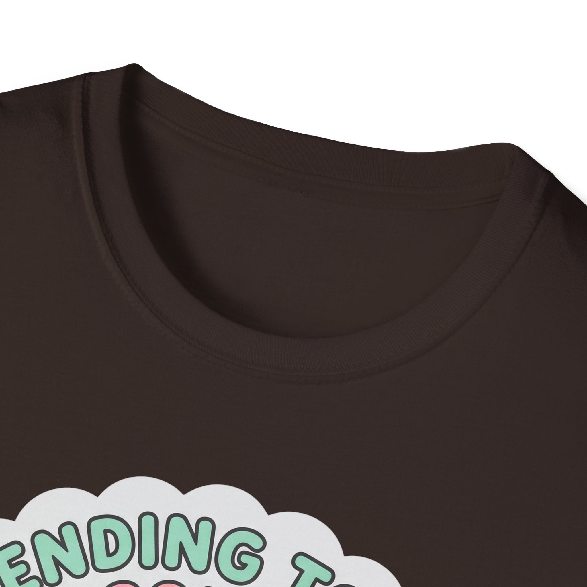 Spending Today in Cozy Bubble T-Shirt — Relaxed Lounge Tee for Cozy Days