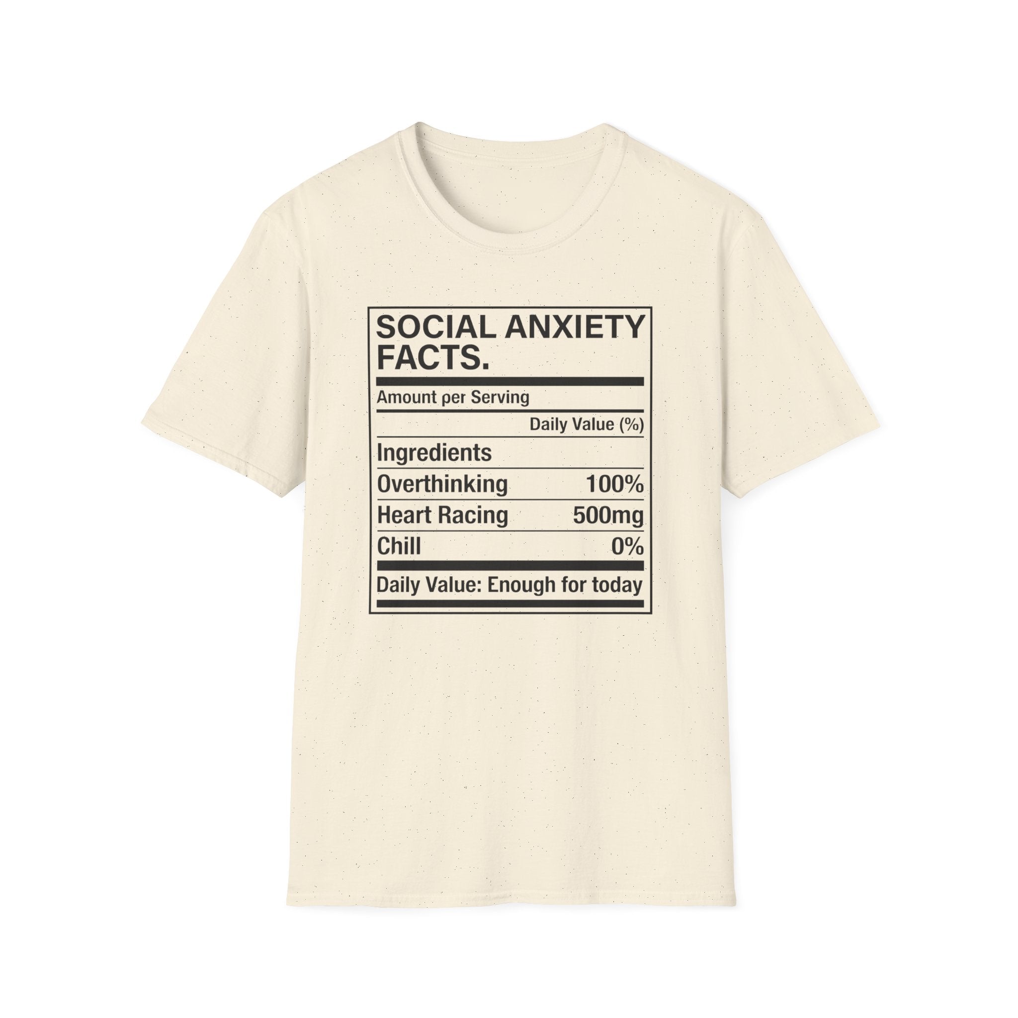 Social anxiety facts T shirt