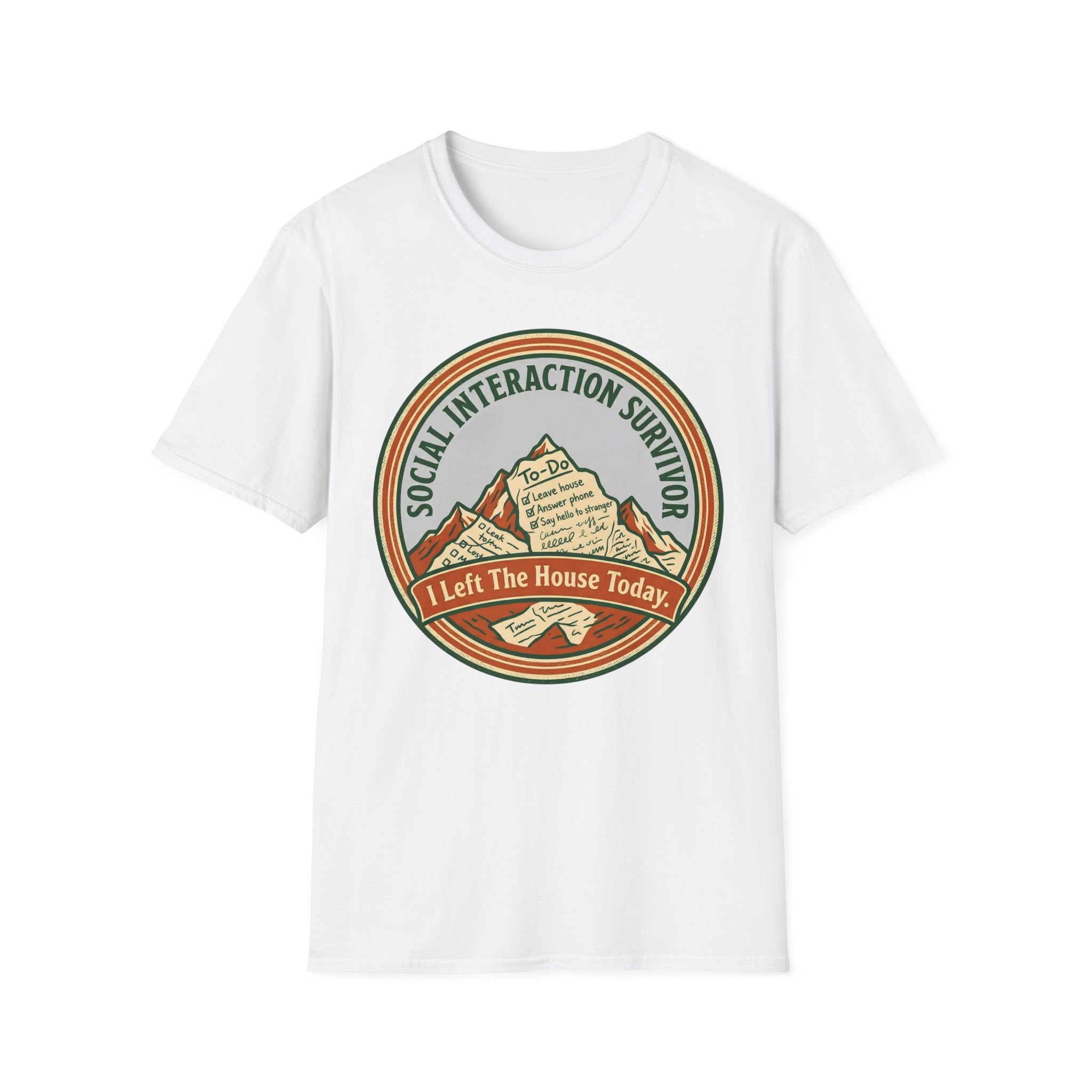 Social Interaction Survivor T shirt