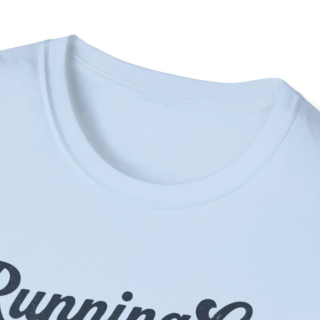 Running On Active Burnout T-Shirt — Funny Low Battery Cartoon Tee