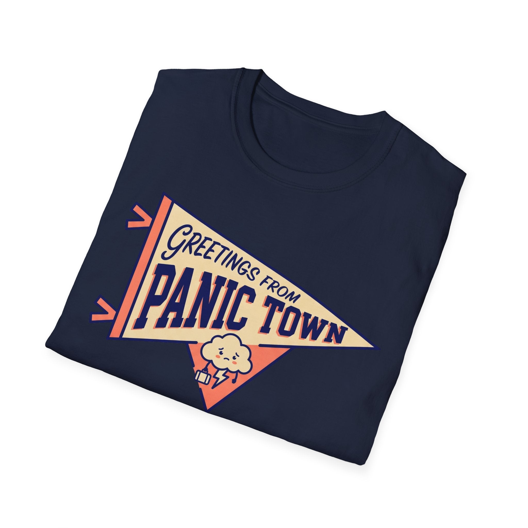 Greetings From Panic Town T shirt