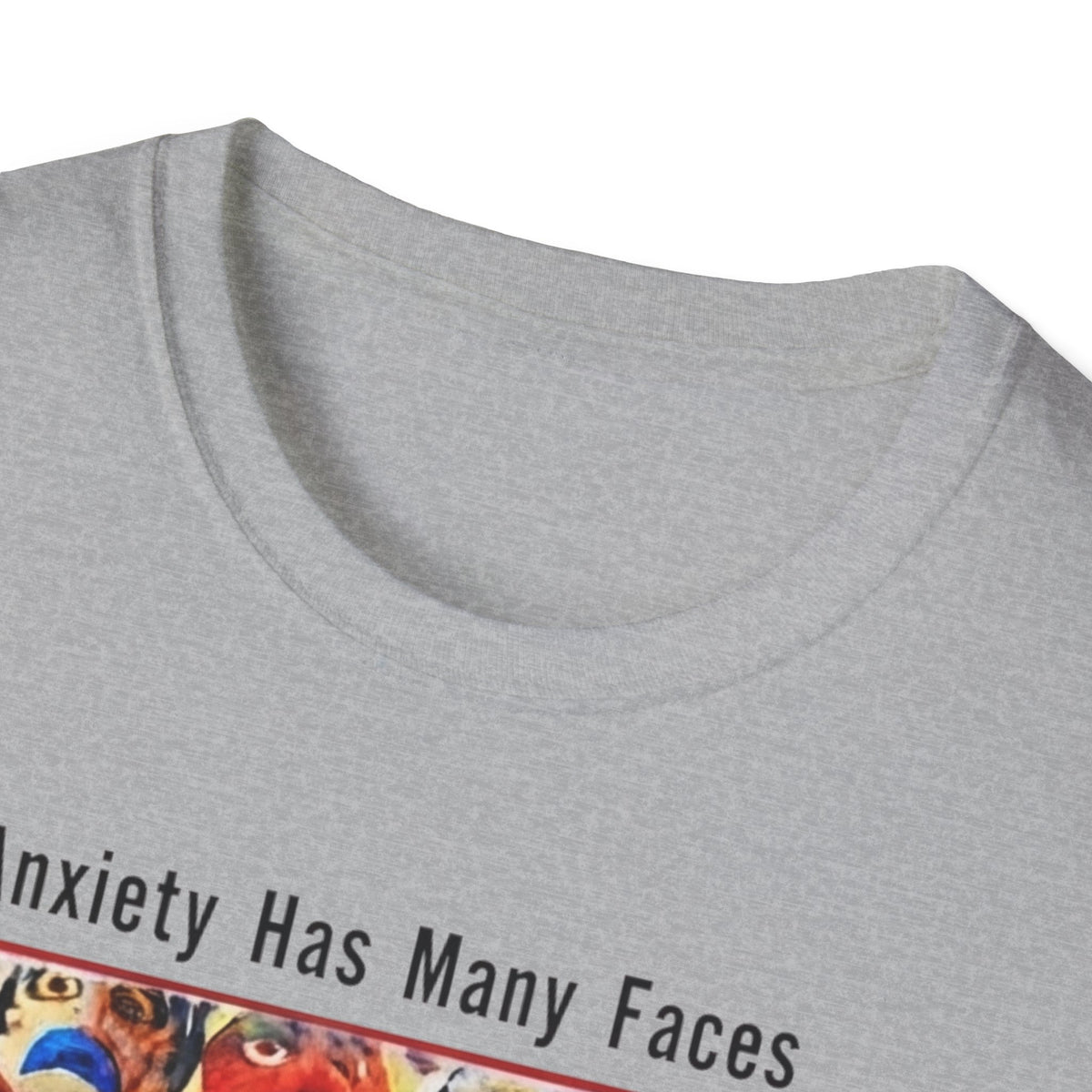 Anxiety Has Many Faces T-Shirt — 'But There's Only One Antidote: Snacks' Graphic Tee