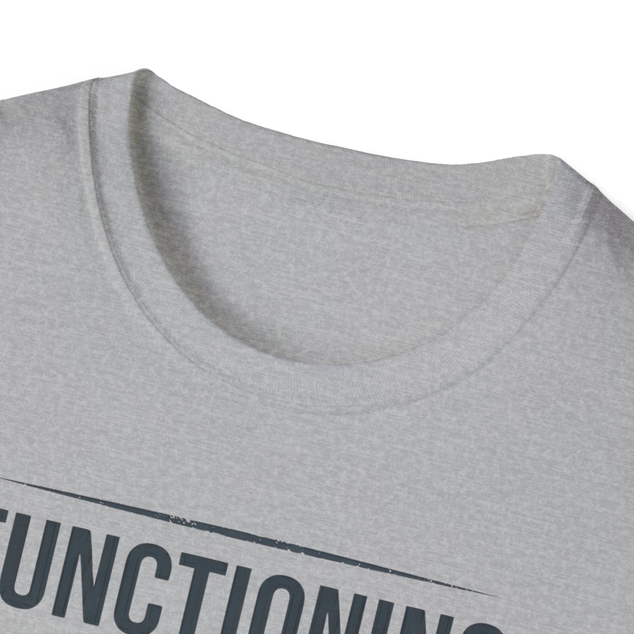 Functioning at a Solid 40% T-Shirt — Funny Sarcastic Graphic Tee for Low-Energy Days