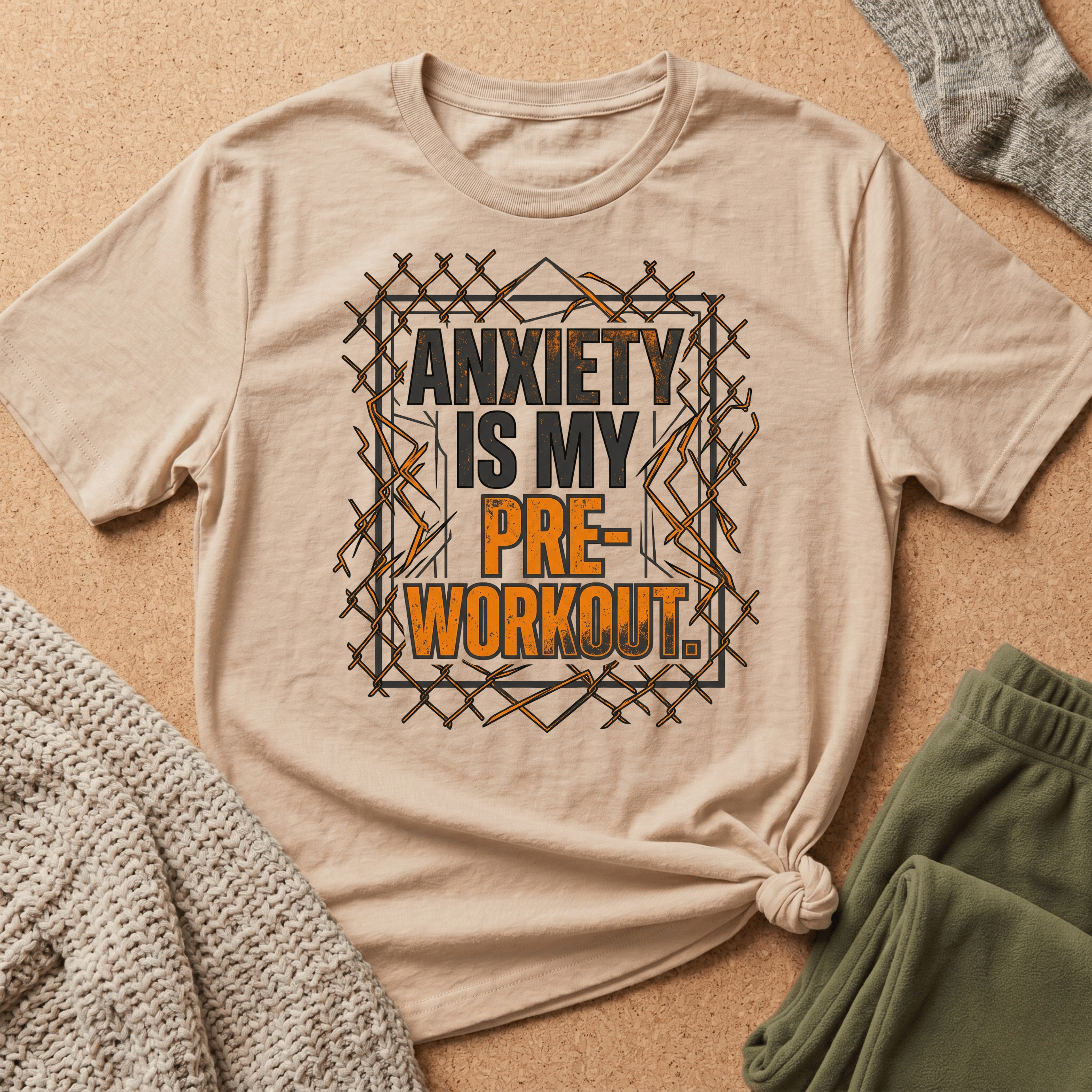 Anxiety Is My Pre-Workout T shirt