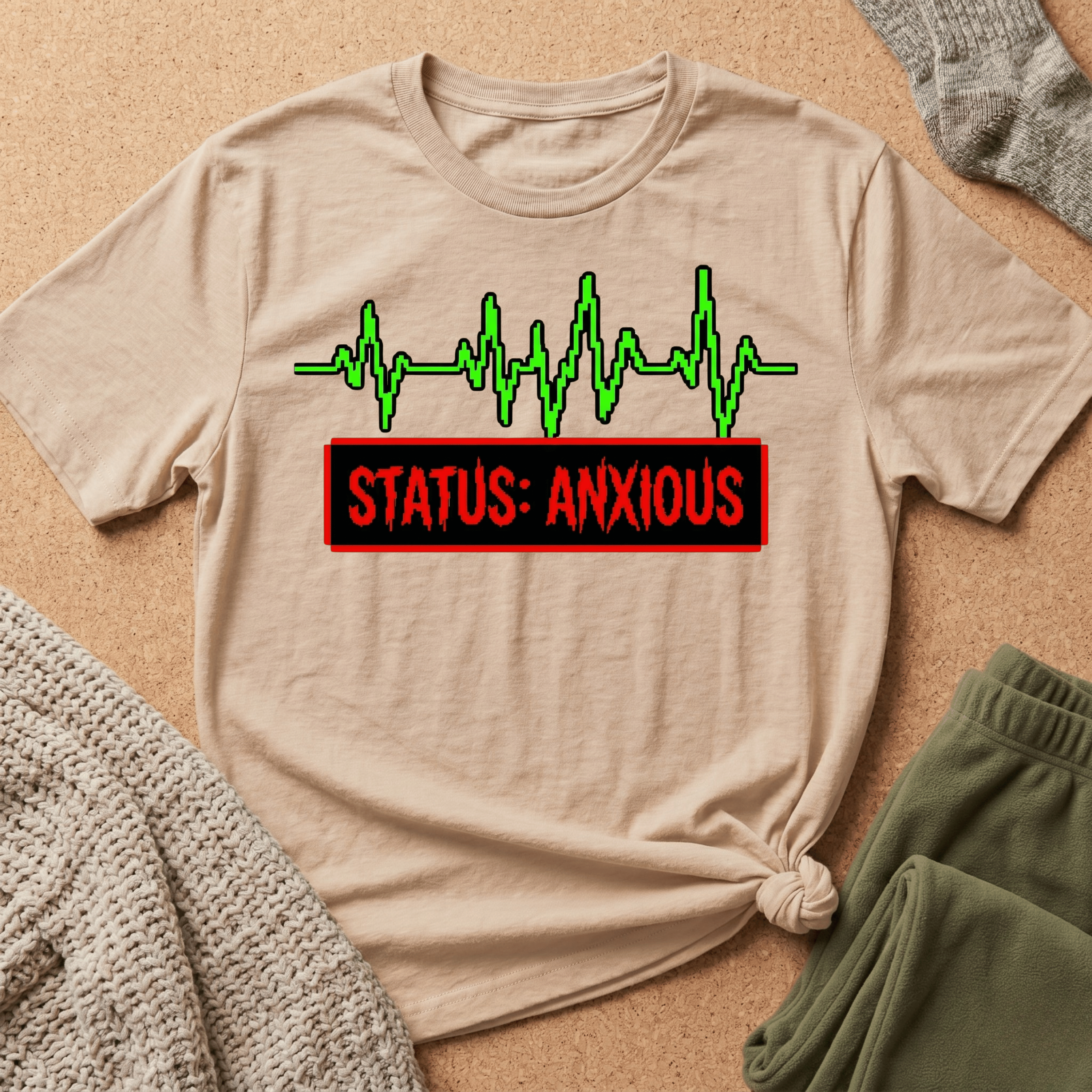 System Error: Status Anxious T-Shirt