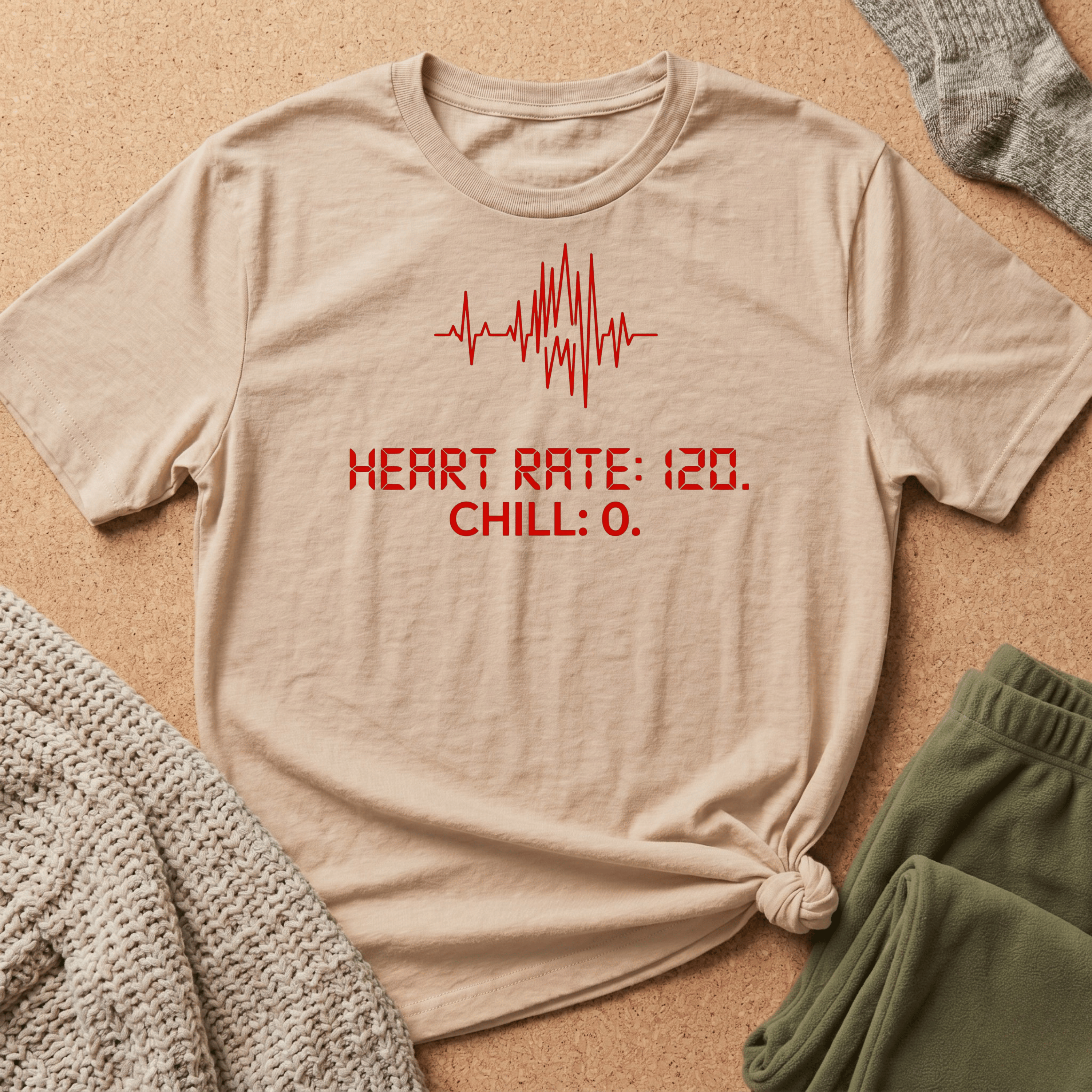 Heart Rate: 120 — Chill: 0 T shirt