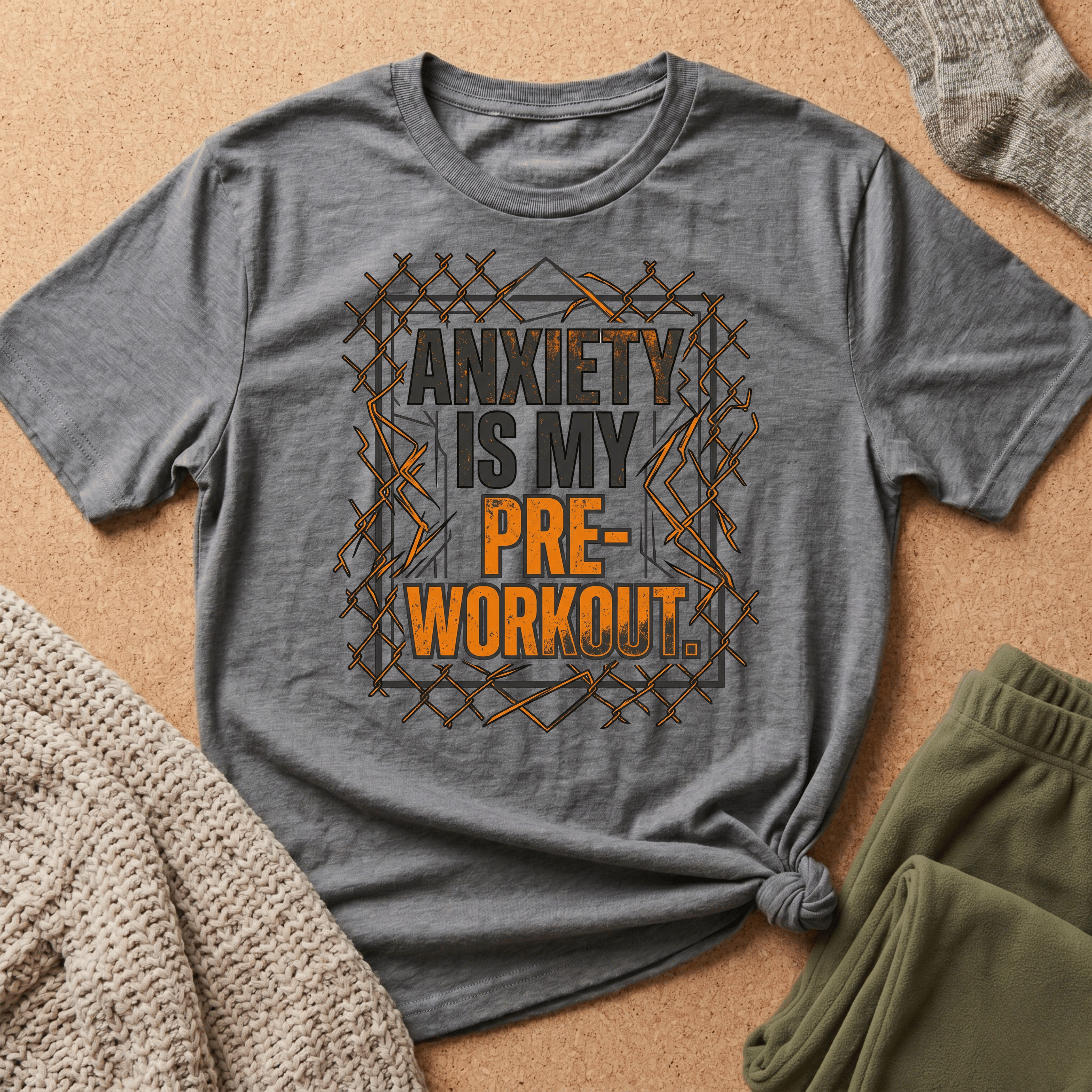 Anxiety Is My Pre-Workout T shirt