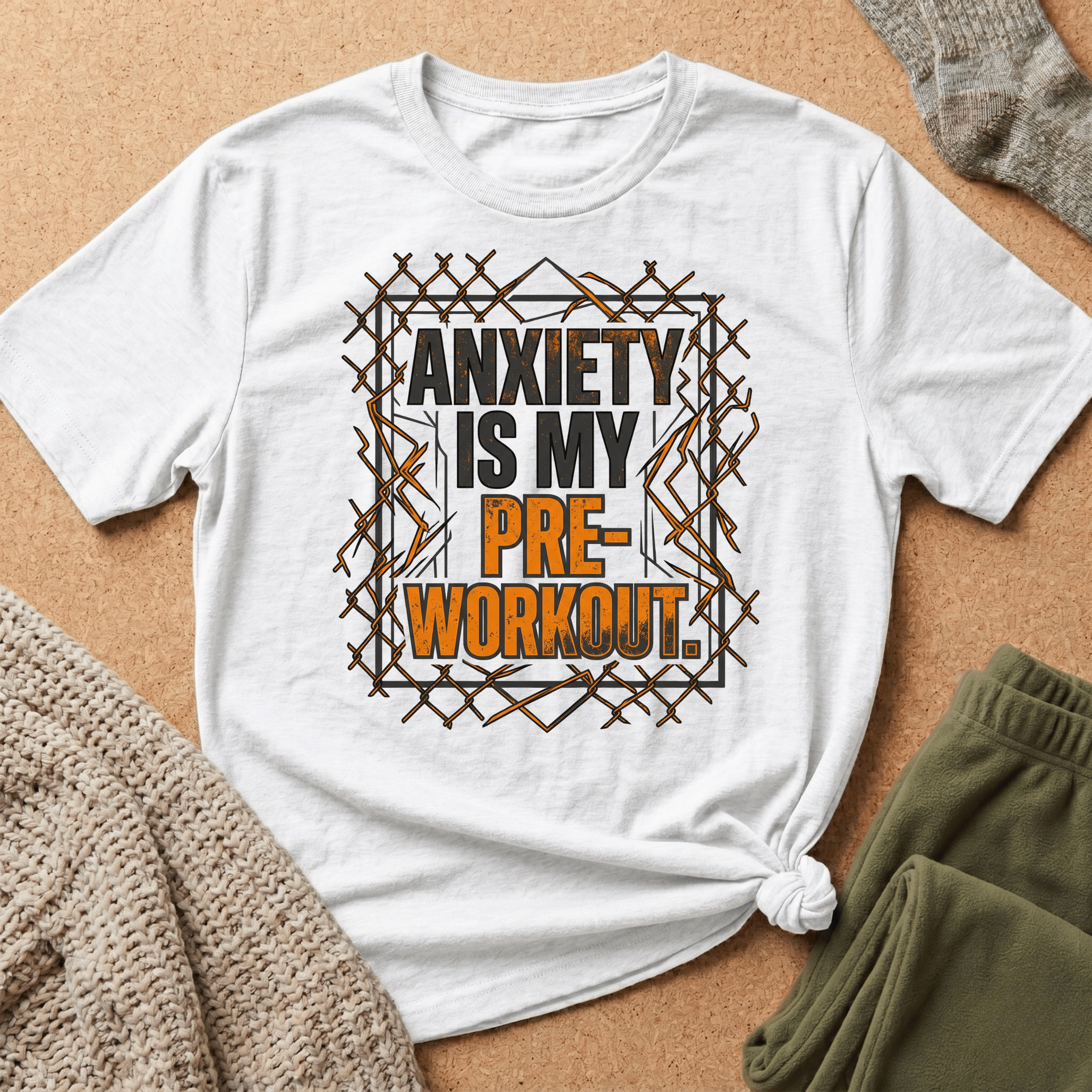 Anxiety Is My Pre-Workout T shirt