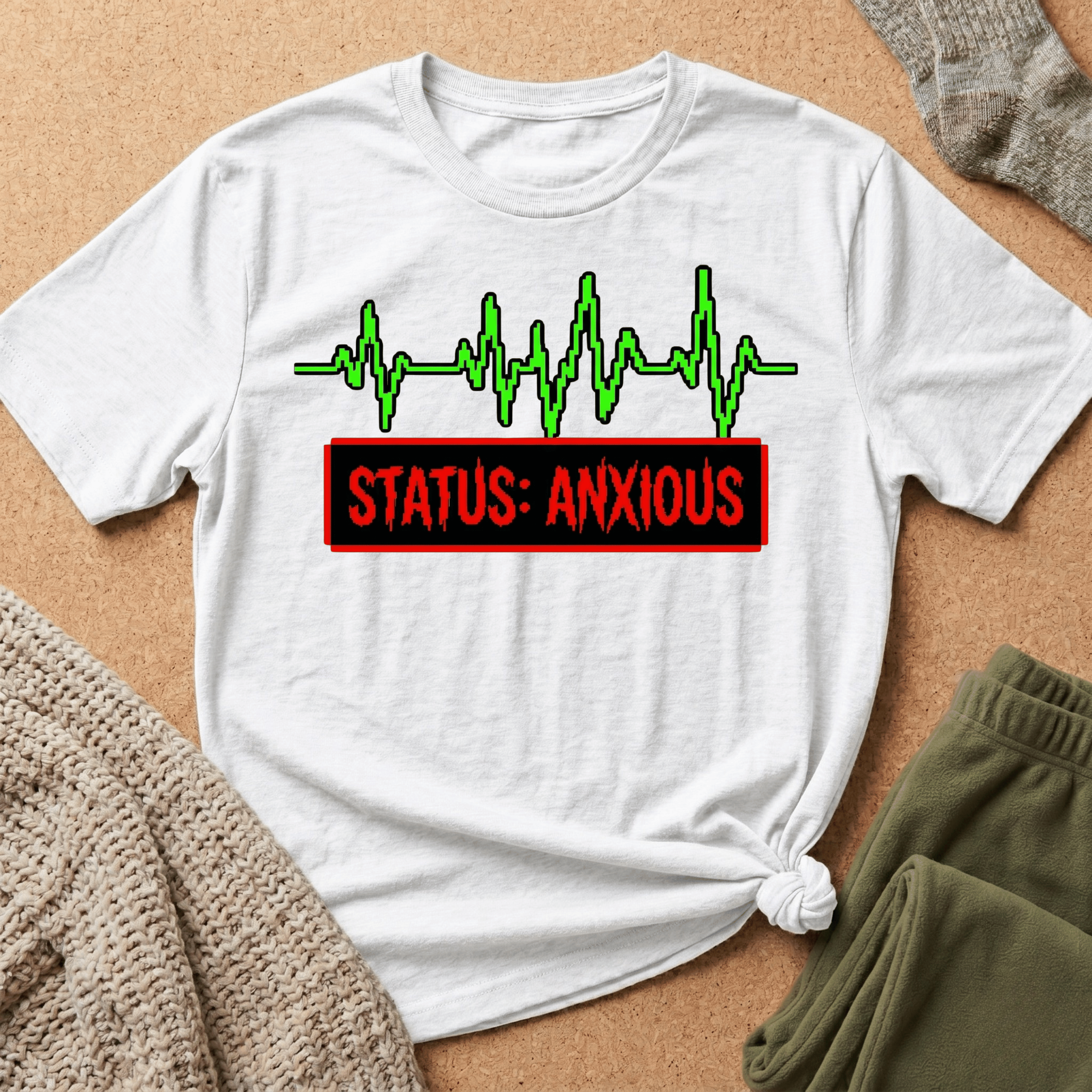System Error: Status Anxious T-Shirt